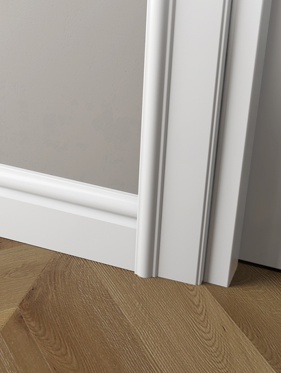 Фигурный наличник и плинтус