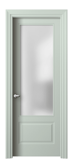 Дверь межкомнатная 8542 NCS S 1005-B80G САТ. Цвет NCS NCS S 1005-B80G. Материал Гладкая эмаль. Коллекция Эссе. Картинка.
