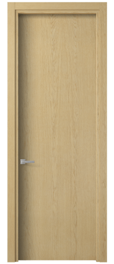 Дверь межкомнатная 0010 ДБН. Цвет Дуб натур. Материал Шпон ценных пород. Коллекция Planum. Картинка.
