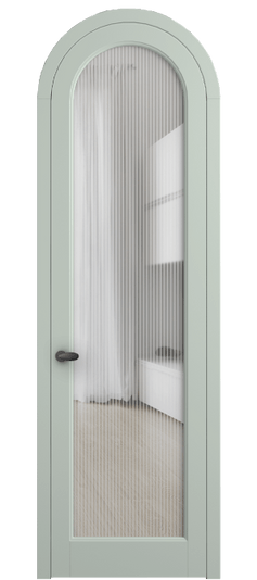 Дверь межкомнатная 6814 NCS S 1005-B80G MORU. Цвет NCS NCS S 1005-B80G. Материал Гладкая эмаль. Коллекция Палаццо. Картинка.