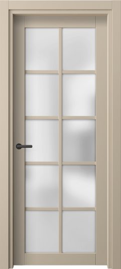 Дверь межкомнатная 2106 ПЭСБ САТ. Цвет ПЭТ светло-бежевый. Материал ПЭТ. Коллекция Neo. Картинка.
