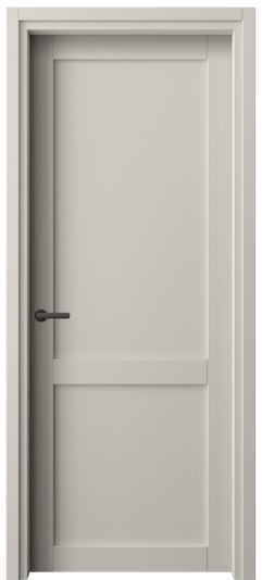 Дверь межкомнатная 2121 ПЭСС. Цвет ПЭТ светло-серый. Материал ПЭТ. Коллекция Нео. Картинка.