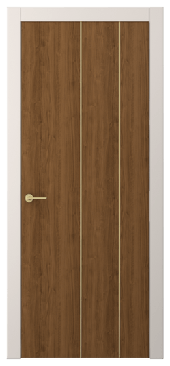 Дверь межкомнатная АКП 4205 ЛОР Лесной орех. Цвет Лесной орех. Материал Ламинатин. Коллекция Фридом. Картинка.