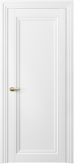 Дверь межкомнатная 2501 БШ. Цвет Белый шёлк. Материал Ciplex ламинатин. Коллекция Centro. Картинка.